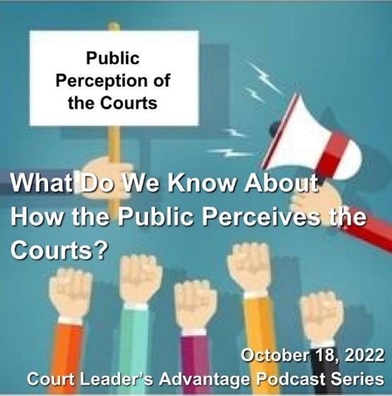 Courts and Confidence: What Do We Know About How the Public Perceives the Courts?