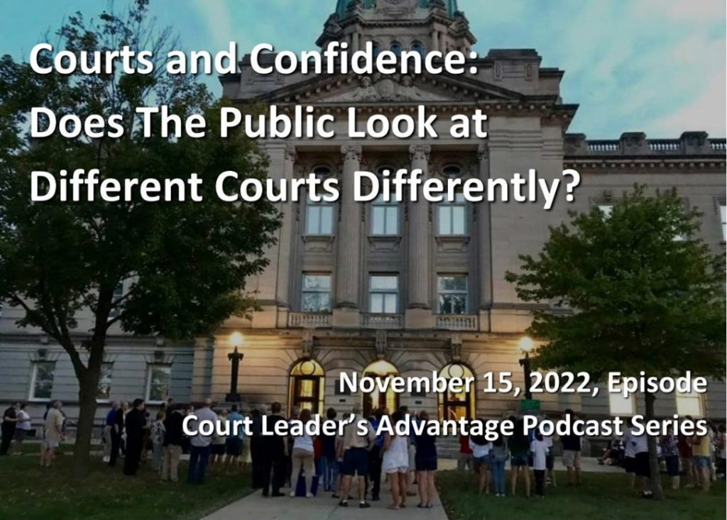 Courts and Confidence: Does the Public Look at Different Courts Differently?