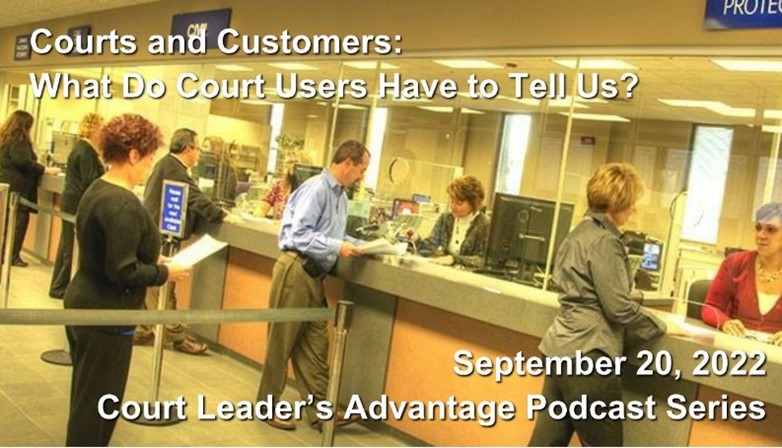 Courts and Customers: What Do Court Users Have to Tell Us?