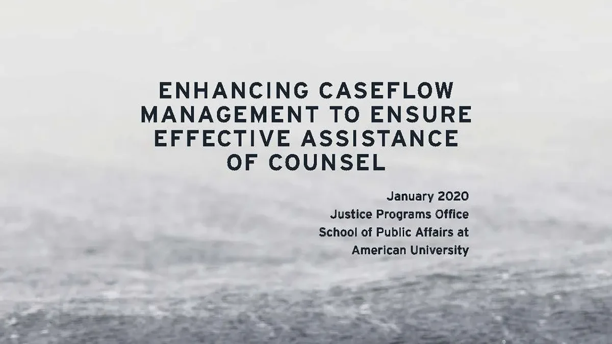 Enhancing Caseflow Management – National Association for Court Management